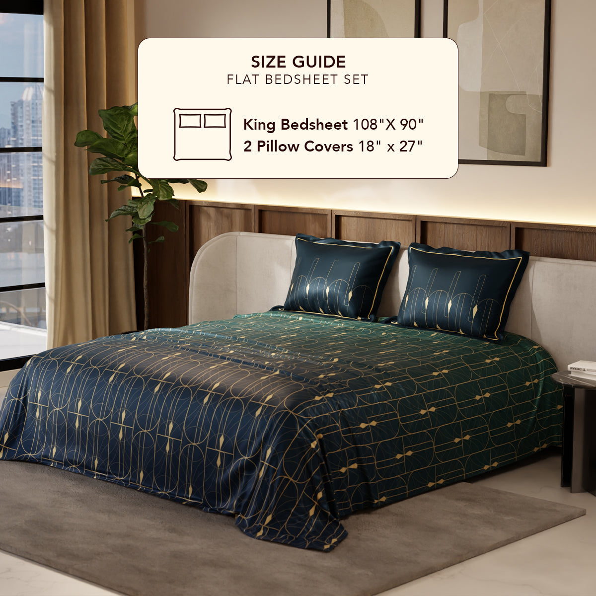 Turquoise Carnival Bedsheet Set