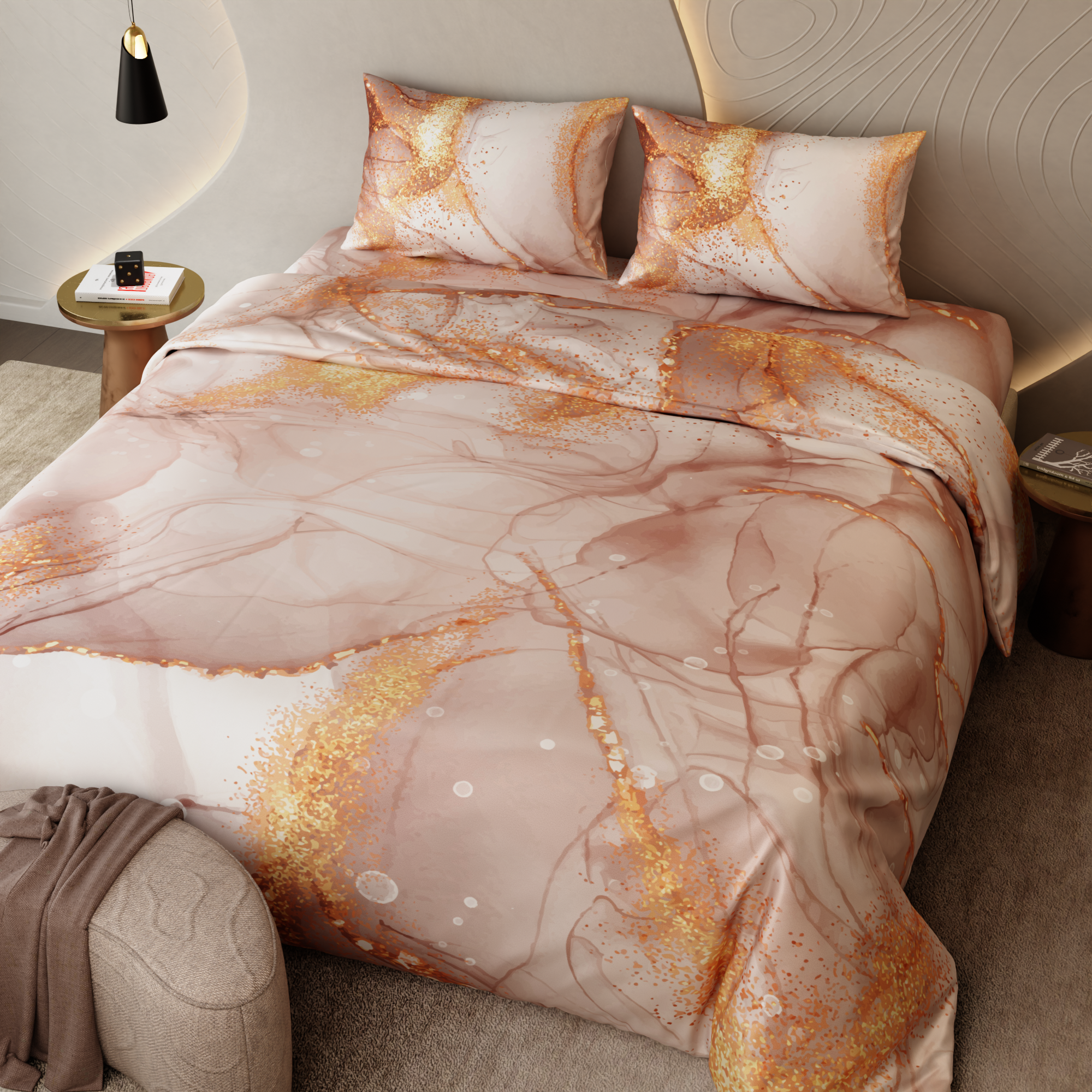 Serenade in Champagne Comforter