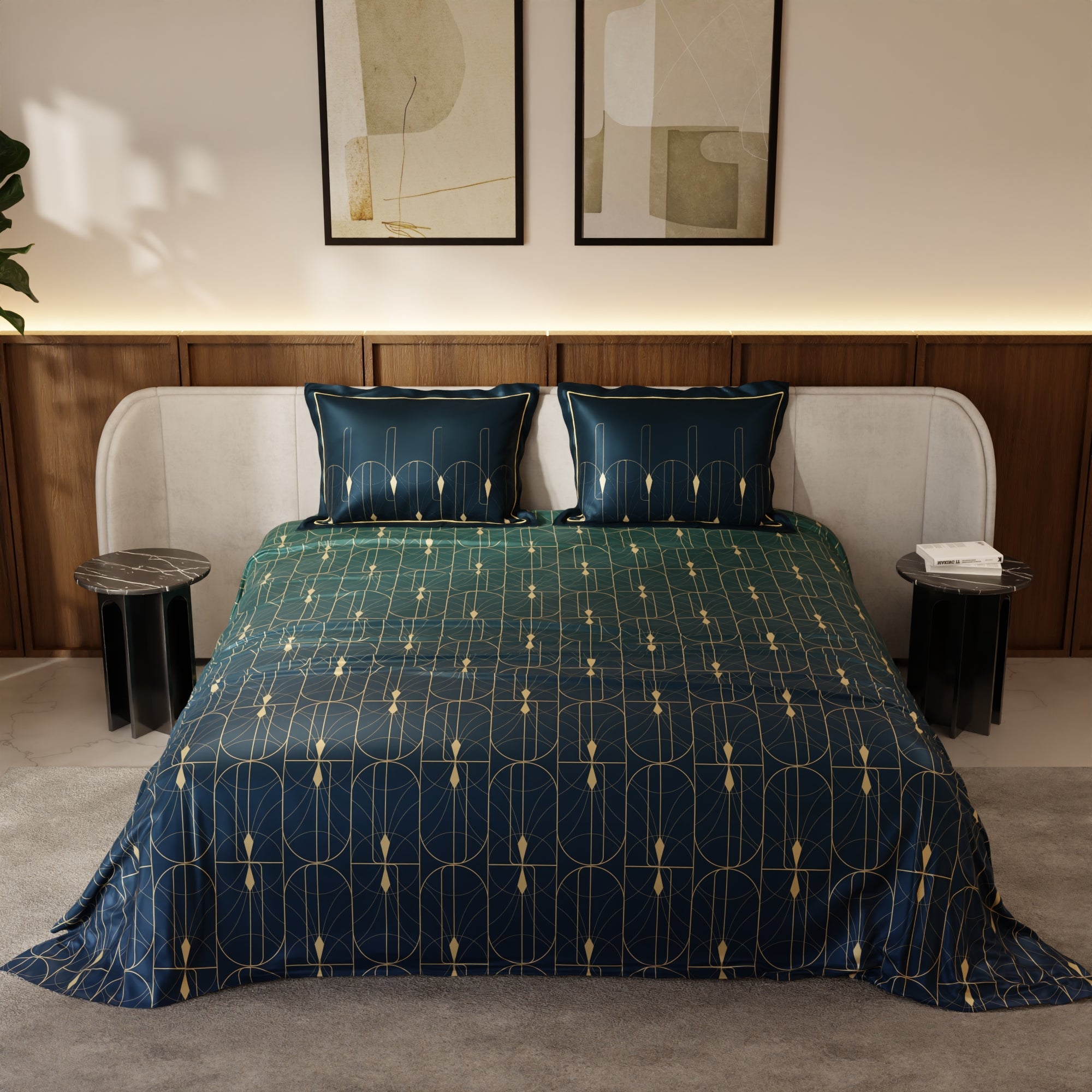 Turquoise Carnival Bedsheet Set