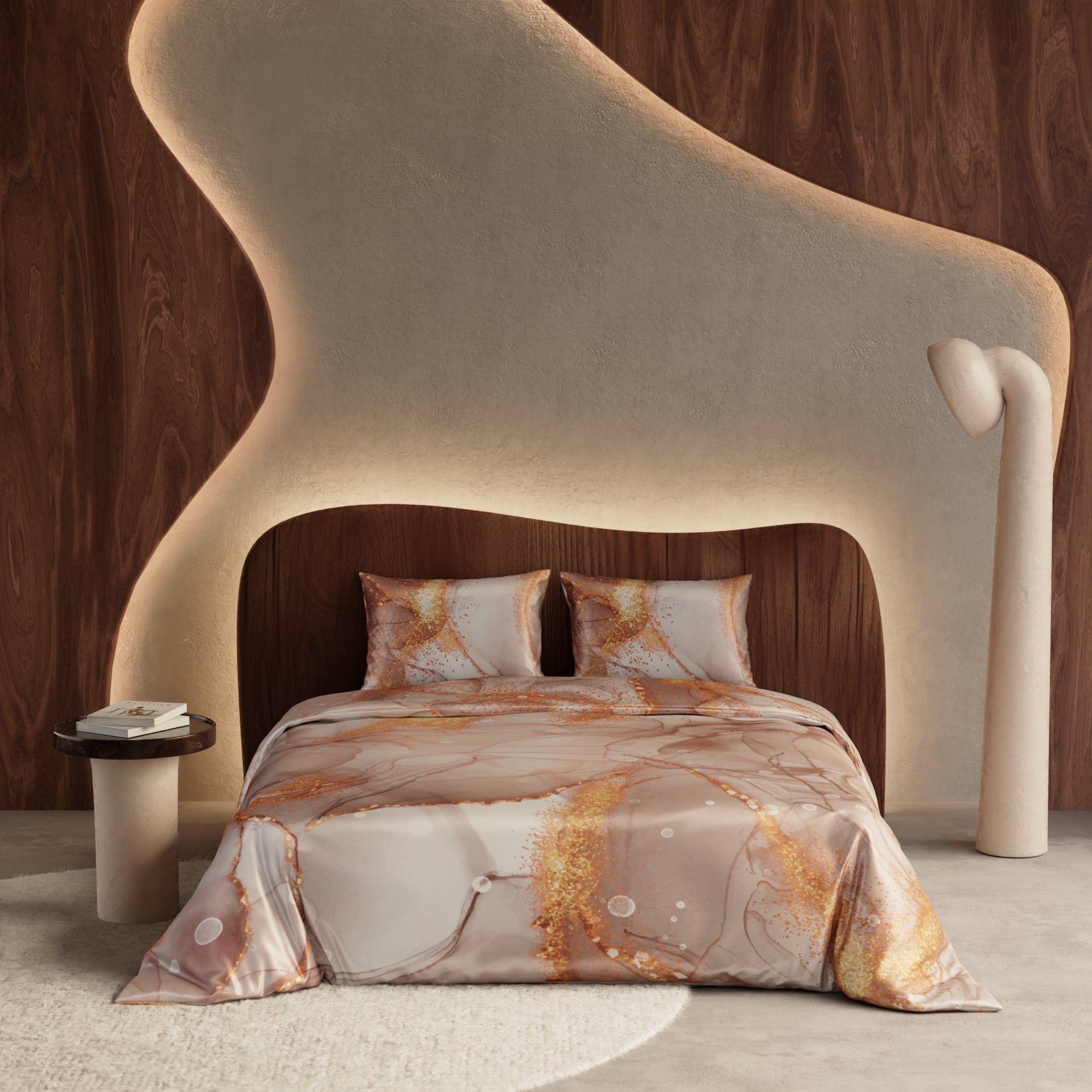 Serenade in Champagne Comforter