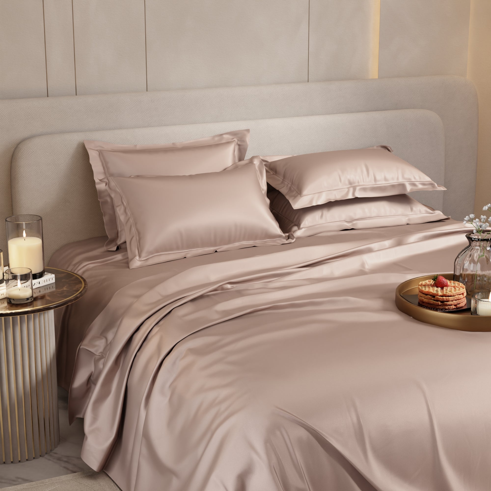 Champagne Flat Bedsheet Set