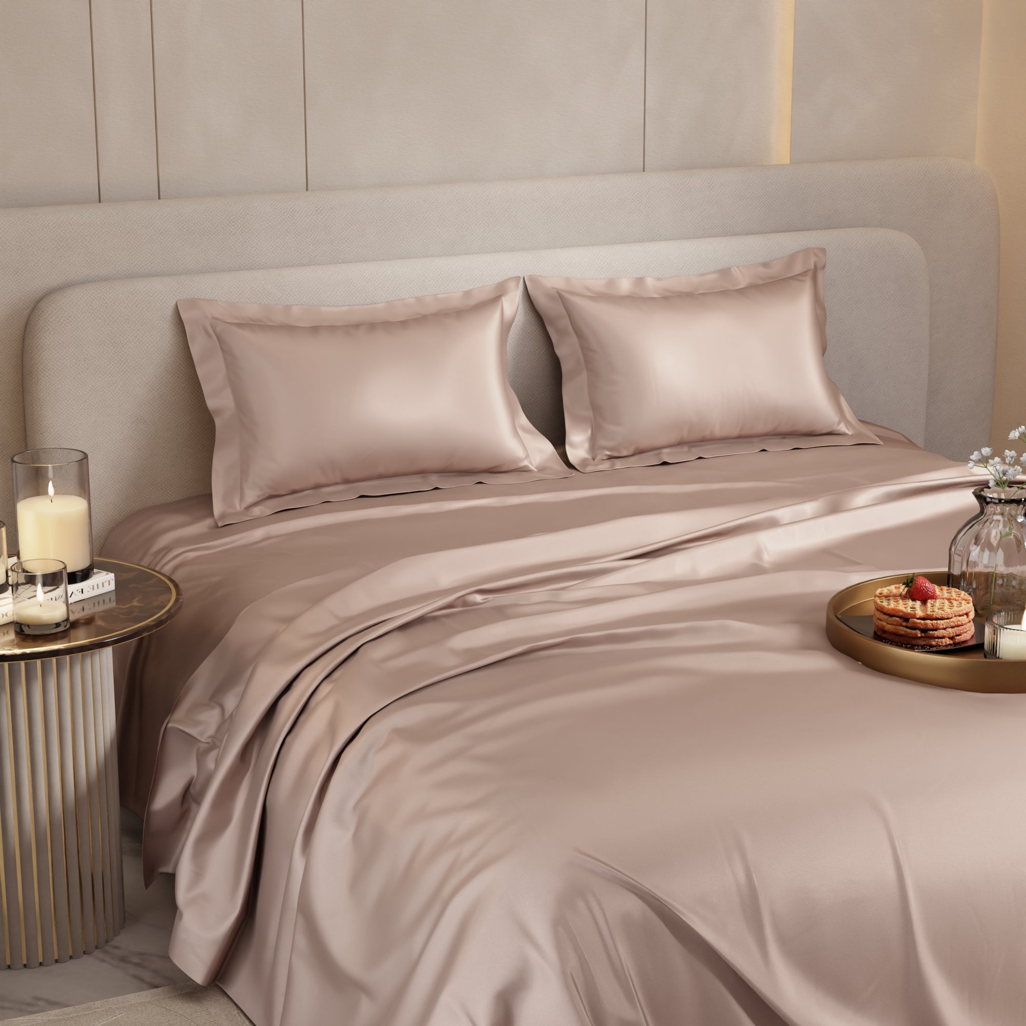 Champagne Flat Bedsheet Set