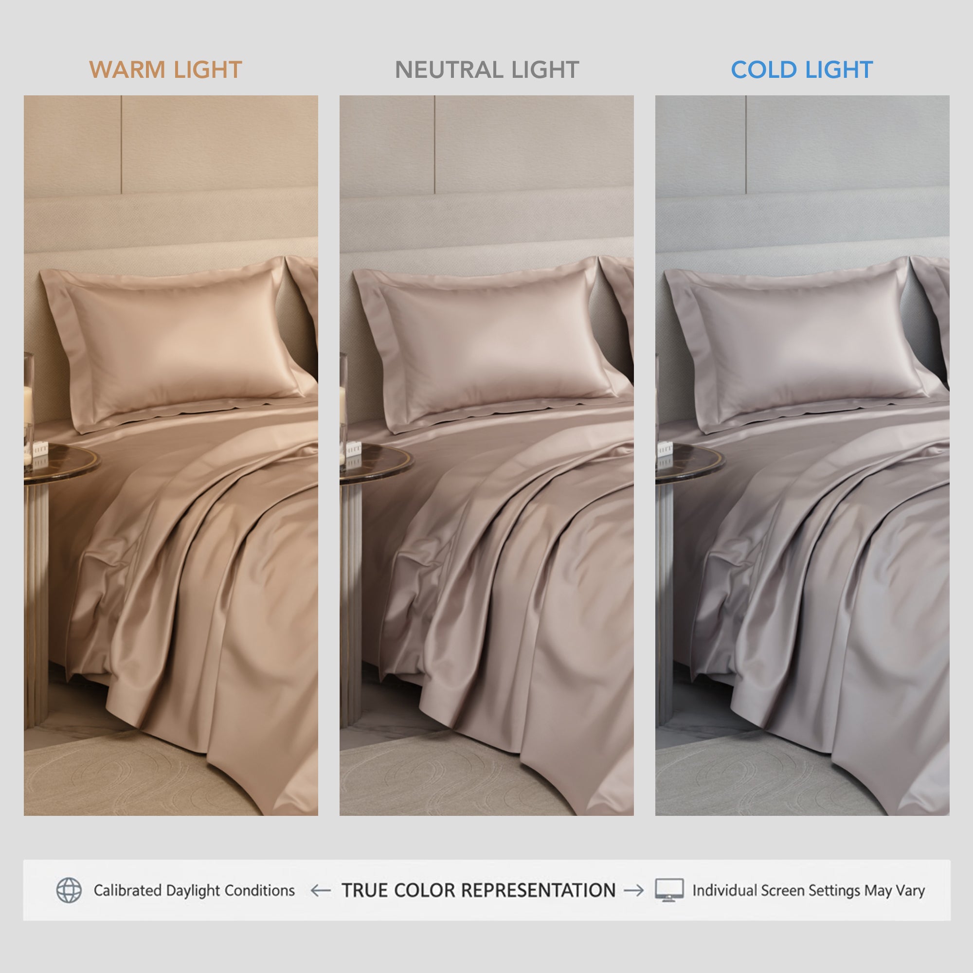 Champagne Flat Bedsheet Set