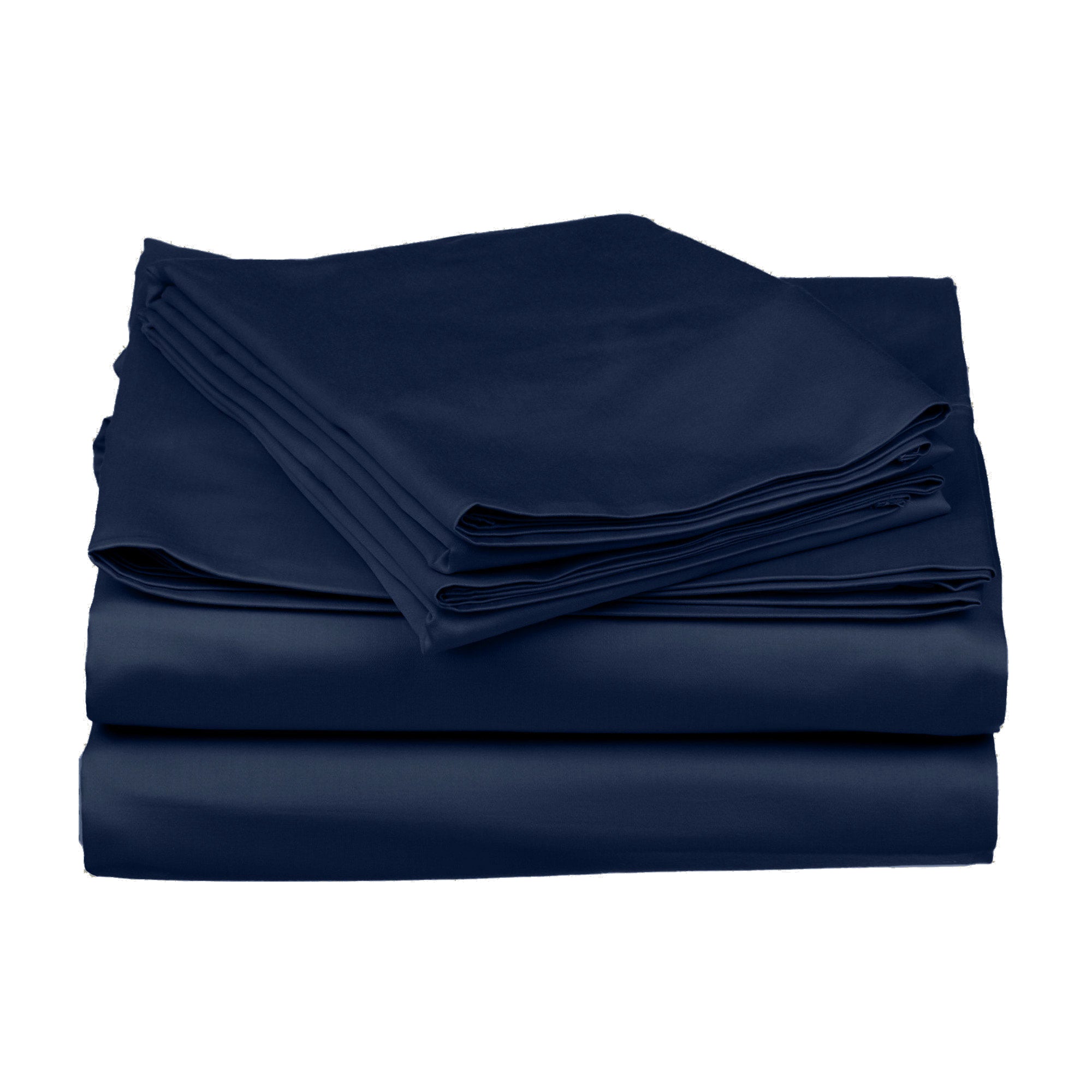 Mystique Blue Flat Bedsheet Set