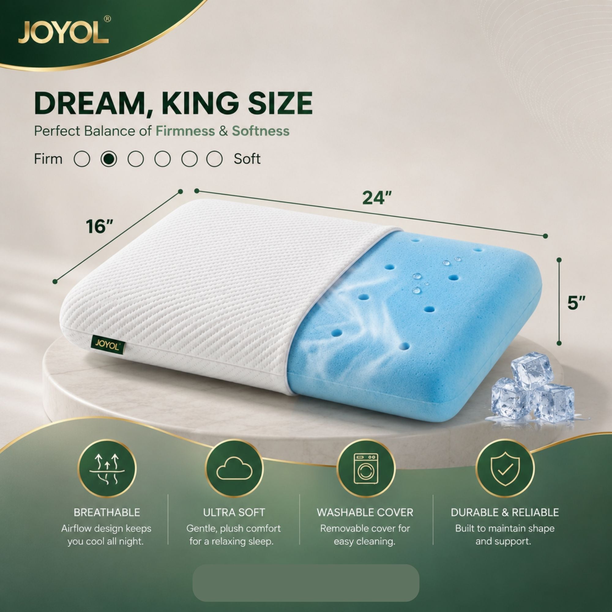 Gel Memory Foam pillow